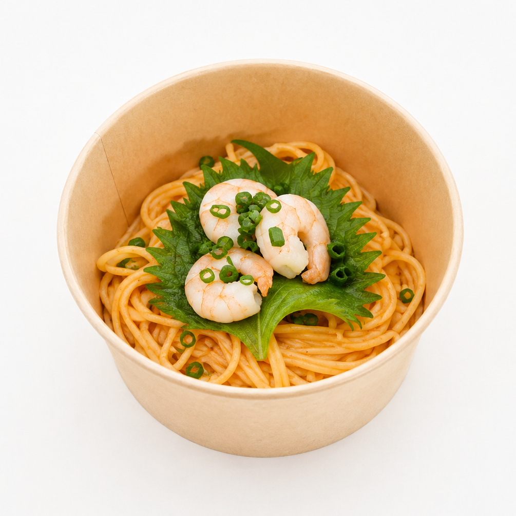 エビ明太クリームスパゲッティ